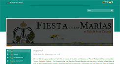 Desktop Screenshot of fiestadelasmarias.com