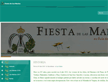 Tablet Screenshot of fiestadelasmarias.com